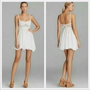 RESELLING* Surf Gypsy White Crochet Dress